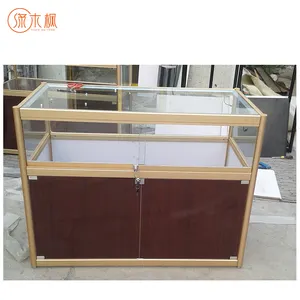 Customized LOGO Stainless Steel Glass Display Case Factory Supply Bespoke Retail Price Glass Display Store Showcases