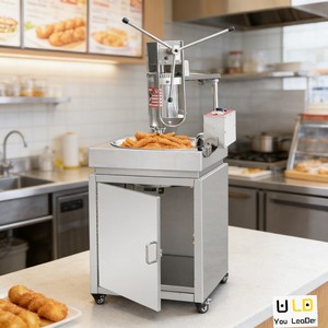 Nouvelle machine à churros électrique sur pied en acier inoxydable et friteuse 220V haute productivité pour <span class=keywords><strong>les</strong></span> magasins de proximité - Product Image 2