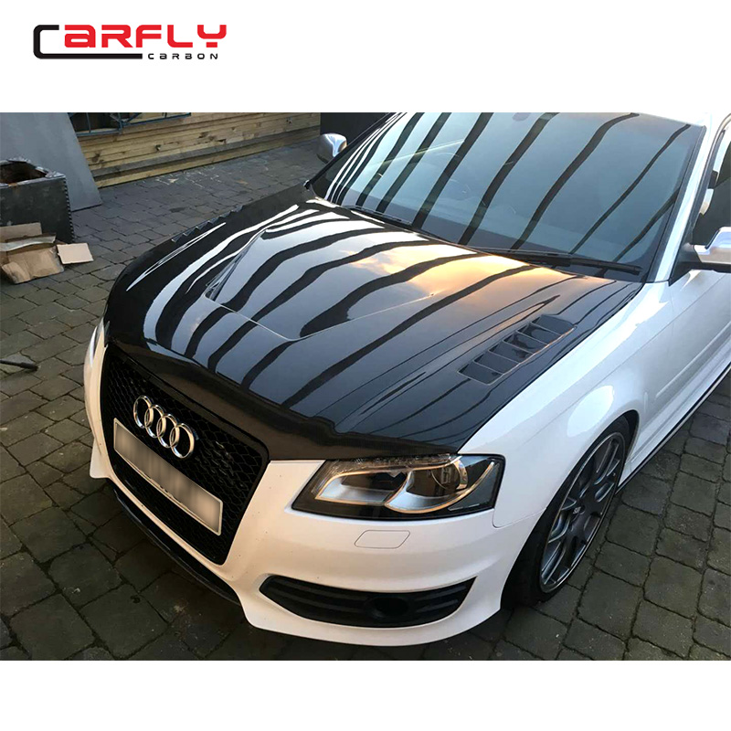 Капот из углеродного волокна для AUDI A3 B8 2011-2014