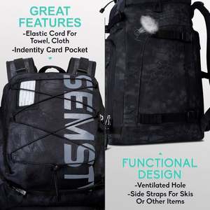 Bolsa de Muestra Gratuita para Botas de Snowboard y Esquí, Perfecta para Viajar, Esta Bolsa de Esquí Personalizada Tiene un Fondo y Exterior Impermeables - Product Image 3