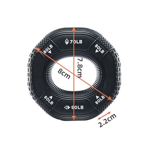 Anneau <span class=keywords><strong>de</strong></span> préhension en silicone XLAN 20-90 livres, pour exercices des doigts et <span class=keywords><strong>de</strong></span> l'avant-bras, entraînement <span class=keywords><strong>de</strong></span> force et soulagement du stress, entraîneur <span class=keywords><strong>de</strong></span> poignet - Product Image 6