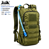 Sac à dos d'hydratation tactique, poche à eau de 2L, MOLLE, randonnée en plein air, course à pied, cyclisme, camping, sac à eau militaire