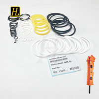 Kit de joints d'étanchéité NPK 3X durable pour marteau hydraulique d'excavatrice, kit de réparation pour excavatrice de 0,5 à 5 tonnes