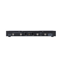 Microphone sans fil double canal SL-820 avec 4 antennes, microphone à synchronisation de fréquence infrarouge pour karaoké familial