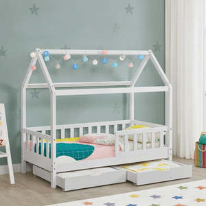 Culla in Legno Massello Stile Retrò Mid-Century, <span class=keywords><strong>Letto</strong></span> <span class=keywords><strong>Montessori</strong></span> per Bambini e Casa per Bambini Piccoli, per Camere da <span class=keywords><strong>Letto</strong></span> Moderne e Scuole - Product Image 2