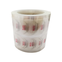 Etiquette autocollante transparente pour bouteille de crème BB en vinyle avec logo personnalisé Rouleau d'étiquettes d'emballage cosmétique mat étanche Bopp