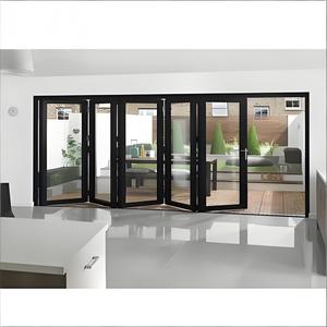 Pintu Lipat Otomatis Modern OREDY dengan Bukaan Samping, Isolasi Termal, Permukaan Finishing untuk Hotel & Vila - Product Image 1