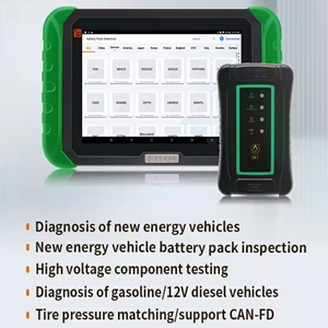 Escáner de Diagnóstico Automotriz de Sistema Completo JBT D80 PRO EV 12V para Camiones Ligeros Diésel, Herramienta de Programación TPMS CAN FD, Pantalla Táctil LCD de 8 Pulgadas - Product Image 1
