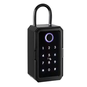 2022 waterproof Smart Key Box Wall Mounted Key Box Smart Key Lock Safe smart door lock