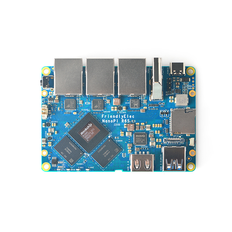 Nanopi R6S Router - Rockchip RK3588S, 8GB DDR4, 32GB Emmc