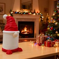 Porte-mouchoirs de Noël en forme de gnome rouge et blanc mignon, décoration de table de Noël pour la maison, la cuisine, la salle à manger, la fête