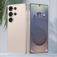 S25 Ultra, Teléfono Inteligente para Juegos Personalizable con Pantalla LED FHD de 6.9 Pulgadas y 120 Hz, 16 GB + 1 TB, 5G LTE, Android 13 y Carga de 120 W