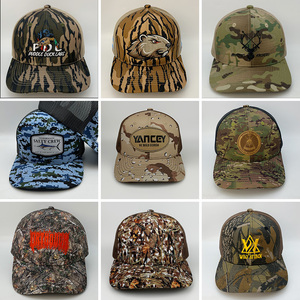 <strong>Camo</strong> Richardson 112 Trucker Hats Custom Embroidery Leather Woven Patch Dad Sports Fitted <strong>Cap</strong> - Product Image 6