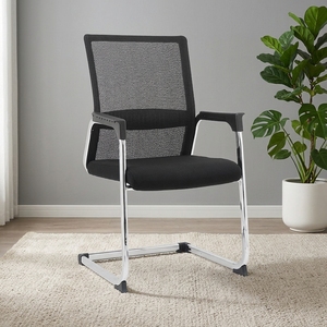 Sillas de Escritorio de Malla con Patas de Metal Tipo Trineo, <span class=keywords><strong>Precio</strong></span> de Mayoreo en Foshan, Sillas de Recepción para Hospitales y Entrevistas - Product Image 1