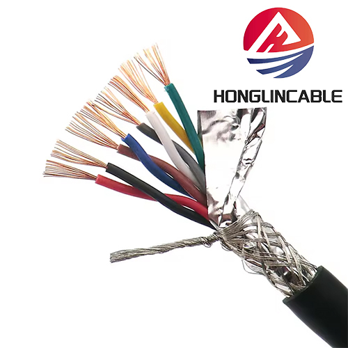 Double Shielded UL2464 Computer Cable 26AWG 8Core Signal Wire
