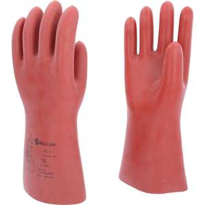 KS TOOLS Gant de protection d'électricien avec protection mécanique, taille 12, classe 2, rouge - Product Image 1