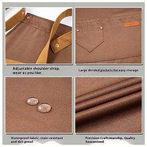Tablier de cuisine personnalisé imprimé, nouveau tablier en coton imperméable et anti-taches pour vêtements de travail, vente en gros transfrontalière - Product Image 4