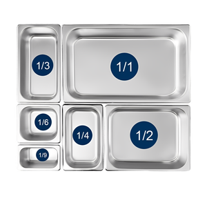 Plaque de cuisson Gastronorm GN en acier inoxydable avec économie d'énergie pour usage en restauration - Product Image 2