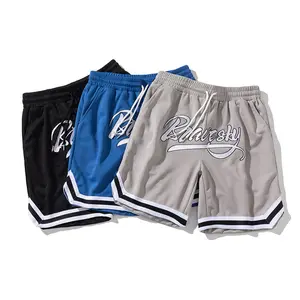 Fabrik großhandel direktverkauf herren mesh shorts modisch individuelles logo lässig sport Übergröße shorts
