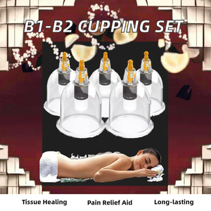 ชุดถ้วยครอบแก้วแบบจีนโบราณ ปี 2025 รุ่น Hijama B Series แบบถ้วยเดี่ยว พร้อมถ้วยพลาสติก B1-B2 - Product Image 2