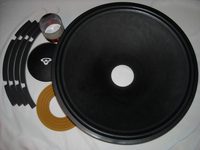 Kit de recone OP-T Hanson pour voiture subwoofer subwoofer célèbre marque 12 15 18 pouces 2000 5000watts spl subwoofer pour la compétition