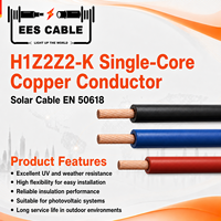 Câble solaire photovoltaïque H1Z2Z2-K à conducteur unique en cuivre étamé toronné avec isolation et gaine réticulées conformes à la norme EN 50618