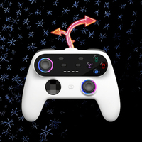 Control de Juego Inalámbrico Dual Hall de 2.4Ghz, Gamepad Móvil de Seis Ejes para Joysticks G6S para PC, Android, IOS, para Switch