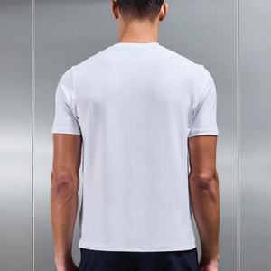 T-shirt pour homme, entraînement, sport de plein air, surdimensionné, doux, salle de sport, logo et tissu personnalisés, évacuation de l'humidité - Product Image 5