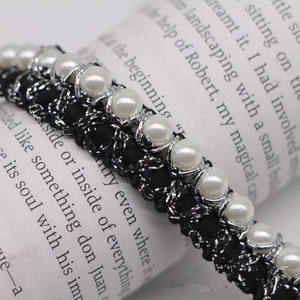 ริบบิ้นลูกปัดผ้าไหมสีทองกว้าง 1.5 ซม. สำหรับตกแต่งเสื้อผ้าและเครื่องประดับฮั่นฝู - Product Image 6