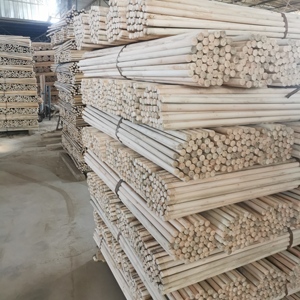 Palos de Madera de <span class=keywords><strong>Eucalipto</strong></span> Portátiles Hechos en China 120 - 135 cm Precio Económico Palo de Escoba de Madera - Product Image 3