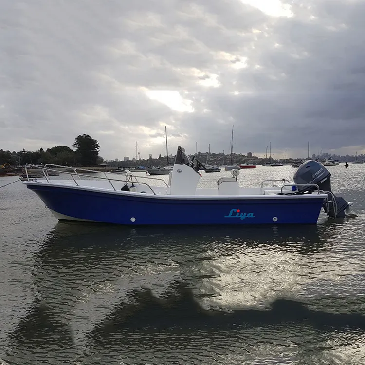 Liya 19 piedi cina in fibra di vetro barche da pesca panga boat in vendita pesca del tonno barche