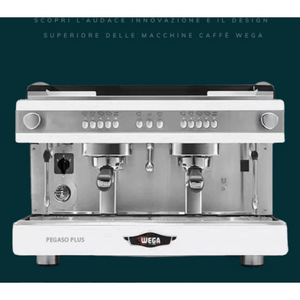 Machine à expresso semi-automatique à double tête Wega Pegaso Plus 15 bars, usage commercial - Product Image 4