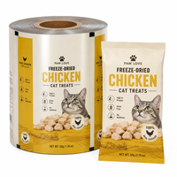 Film d'emballage laminé personnalisé imprimé pour biscuits de bœuf pour chiens, résistant à l'humidité, pour sachets de friandises cuites au four