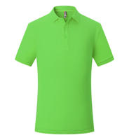 Polos de Color Sólido de Alta Calidad, Logotipo Personalizado, Ropa Urbana, Estilo Casual de Negocios, Algodón y Poliéster, Anti-pilling, Transpirable, Talla Grande