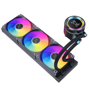 Pupazzo di neve 360mm ARGB AIO <span class=keywords><strong>Display</strong></span> digitale liquido CPU acqua refrigeratore per Video con <span class=keywords><strong>Display</strong></span> a temperatura di dissipatore di calore in rame 3 ventole <span class=keywords><strong>Display</strong></span> Video - Product Image 3