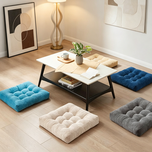 Coussin de siège en silicone sur mesure haute résilience, fabrication en usine, pour chambre à coucher, yoga, méditation, repos - Product Image 1