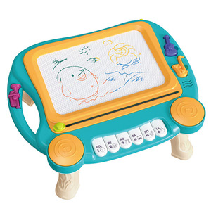 Pizarra de dibujo magnética con teclas de piano para niños de 2 a 6 años, juguete educativo, pizarra de escritura con función musical - Product Image 1