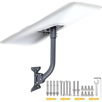 Support métallique antirouille RGZ avec revêtement en poudre pour support solaire LED, luminaire extérieur réglable 16'