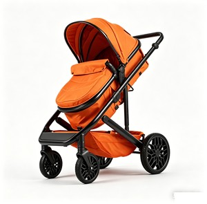 Cochecito de Bebé 3 en 1 de Aleación de Aluminio Certificado EN1888 con Asiento para Coche, Diseño Plegable, Cesta de Descanso de Vista Alta y Funciones de Viaje - Product Image 1