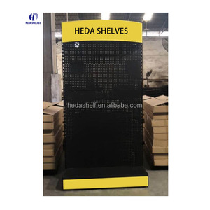 Nhiệm vụ nặng nề hiển thị đứng kim Loại hiển thị Kệ Gondola cho cửa hàng khán đài bán lẻ cửa hàng tạp hóa Giá cửa hàng kệ - Product Image 4