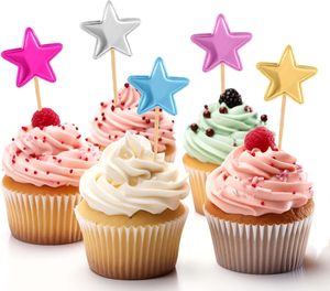 Acrylic Numbers Cake Crown & Cupcake <b>Topper</b> Gold Silver Glitter Reusable Luxury <b>Birthday</b> Father's Day Thanksgiving Eco-Friendly - Product Image 4