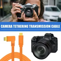 Cable de Datos USB 3.0 Tipo-C a Tipo-C de Cobre de 5m para Transferencia de Datos de Cámara, Compatible con A7, EOS R, Z9/Z8/Z6