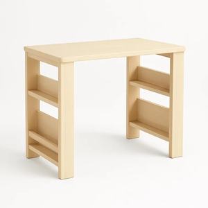 Bureau multifonctionnel pour tout-petits Table Montessori pour enfants Table de rangement en bois pour bricolage Bureau Montessori pour enfants avec étagère - Product Image 6