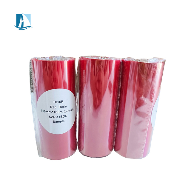 Gold, Silver, Red, Green, Blue, White, Black Colorful Thermal Transfer Ribbon Wax-Resin