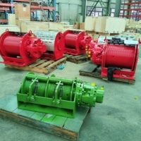 2.5 tonnes 25KN 5511Lbs treuil hydraulique à double rouleau pour grue et équipement de levage de forage