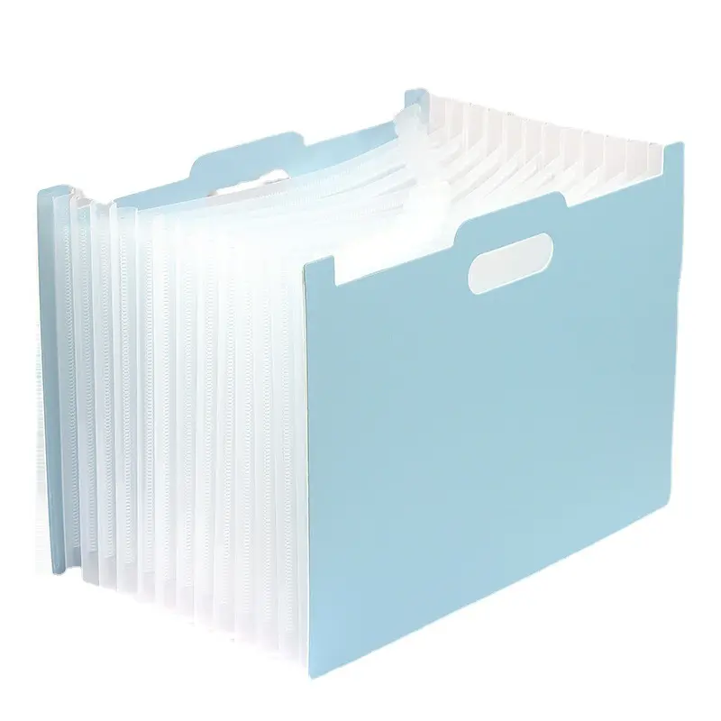 Desktop folder vertikal paket organ diagonal multilapisan tas penyimpanan organ dapat ditarik untuk penyimpanan kertas uji siswa