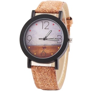 Orologi da Polso al Quarzo di Lusso Moda 2026, Tema Marino <span class=keywords><strong>con</strong></span> Cinturino Effetto Legno, Orologi da Donna - Product Image 5