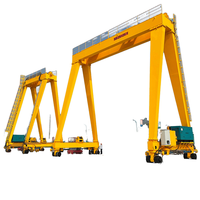Grúa Pórtico ZEHUA de 50-100 Toneladas, Elevador de Barcos Móvil Eléctrico/Hidráulico con Altura de Elevación de 7.5m para Uso Marino y de Construcción