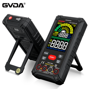 GVDA Multimètre numérique rechargeable et analyseur TRMS 10000 comptes Voltmètre DC AC Ohmmètre Volt Ohm Amp Tester - Product Image 1