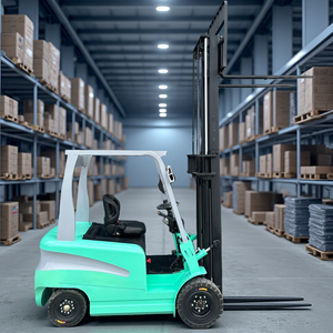 Pengiriman Gratis Troli Baterai Lithium 2 Ton Pengangkat Lithium Murah 1.5 Ton Forklift Mini Elektrik Dengan Penjepit - Product Image 1